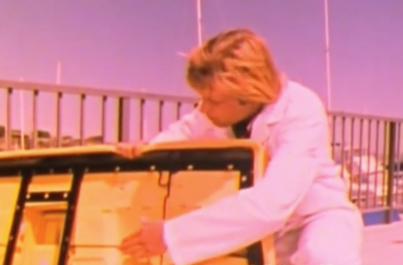 Watch that dude really caress the fuck out of that seat foam